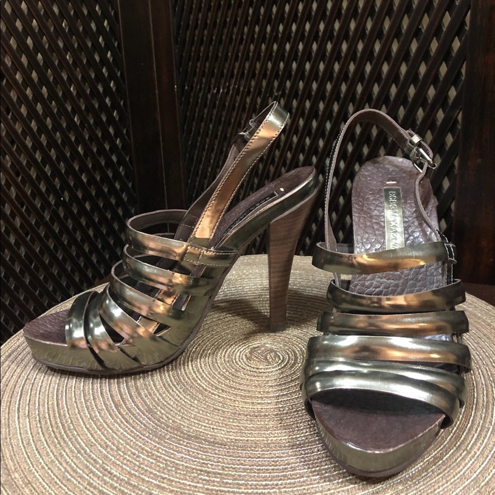 BCBG Max Azaria Wooden Sandal